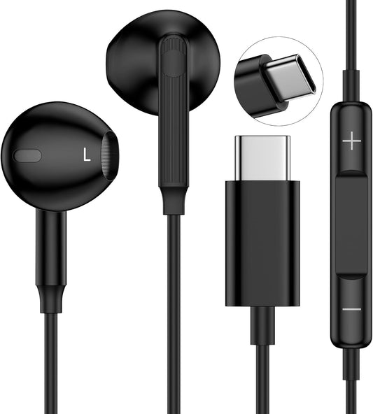 Auriculares tipo C con cable USB C ESC01