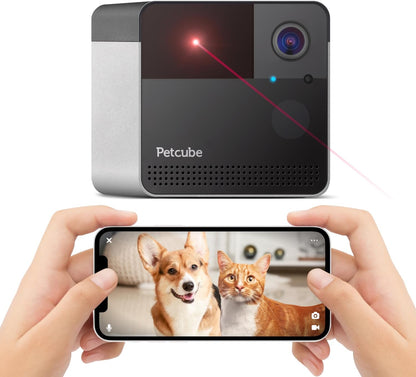 Cámara Petcube Play 2 HD Alexa Láser Para Mascotas