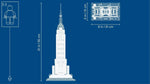 LEGO Architecture Empire State Building 21046 1767 Piezas