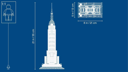 LEGO Architecture Empire State Building 21046 1767 Piezas