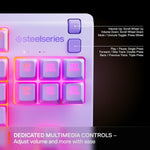 Teclado Mecánico Apex 3 TKL Color Lavanda, SteelSeries, Gaming.