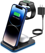 Cargador inalámbrico plegable para múltiples dispositivos, ZUBARR.