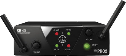 AKG Pro Audio Sistema de micrófono inalámbrico, wms40