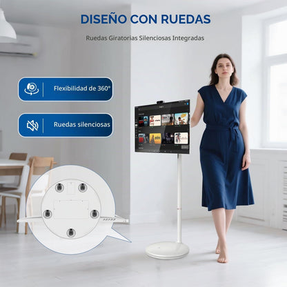 Monitor inteligente 4K Kumezo, 32" sistema operativo Android, Rotativo