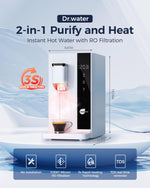 Filtro de agua de ósmosis inversa, para encimera, c/agua caliente.