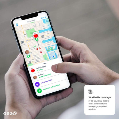 Dispositivo localizador GSM, Gego Global Tracker, app móvil (USADO)