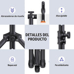 Soporte de fondo ajustable para fiestas y estudio de fotografía.