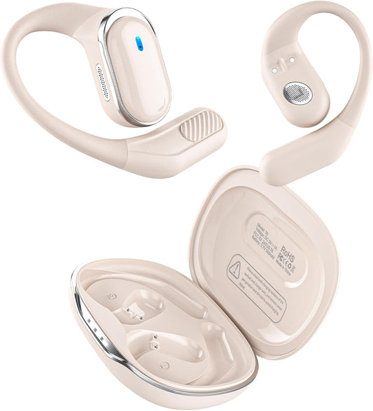 Auriculares inalámbricos de oreja abierta, IPX7 impermeables.