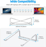 Soporte portátil para escritorio, computadoras hasta 15", WixGear.