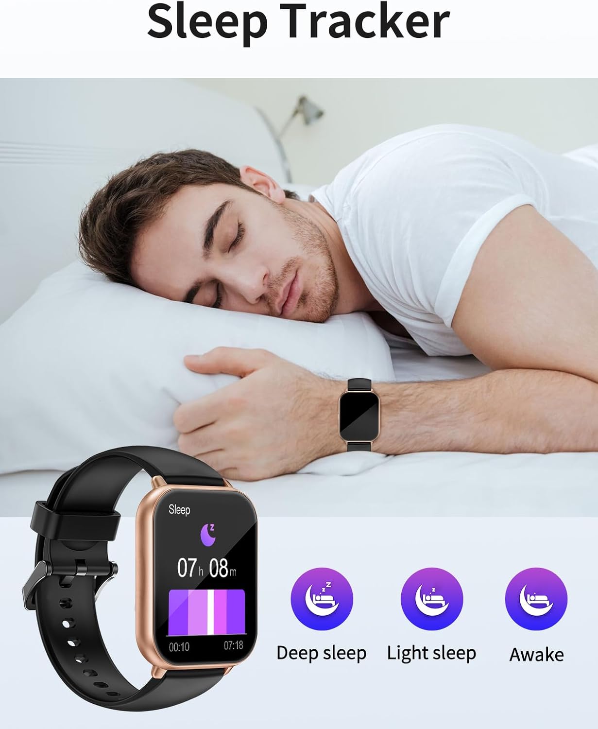 Reloj inteligente, 1.8",  iOS/Android, Pantalla táctil, llamadas.(USADO).