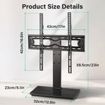FURWOO Soporte Universal de TV para Televisores,de 27 a 65 Pulgadas.