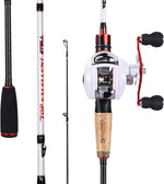Combo Caña y Carrete Baitcaster Sougayilang 2 Pzas