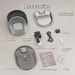 Fuente de agua Smartoo, inalámbrica para gatos de acero inoxidable.