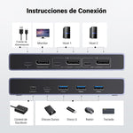 UGREEN Hub KVM DisplayPort USB Multi (USADO)
