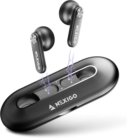 NexiGo Air T2 Auriculares inalámbricos ultrafinos impermeable Bluetooth 5.2