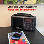 Radio Eton Elite, de Campo con Am/FM, Onda Corta, RDS, Bluetooth.