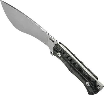 Cuchillo Kubey KU241 Machete, hoja fija mango G10, hoja estilo Kurki.