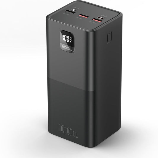 Cargador portátil de 100 W, 50000 mAh, 4 out, 3 in, (USADO).
