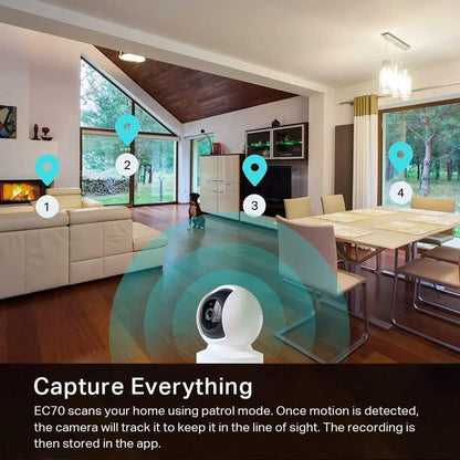 Cámara de seguridad, Smart, para interiores, det. mov.(USADO)