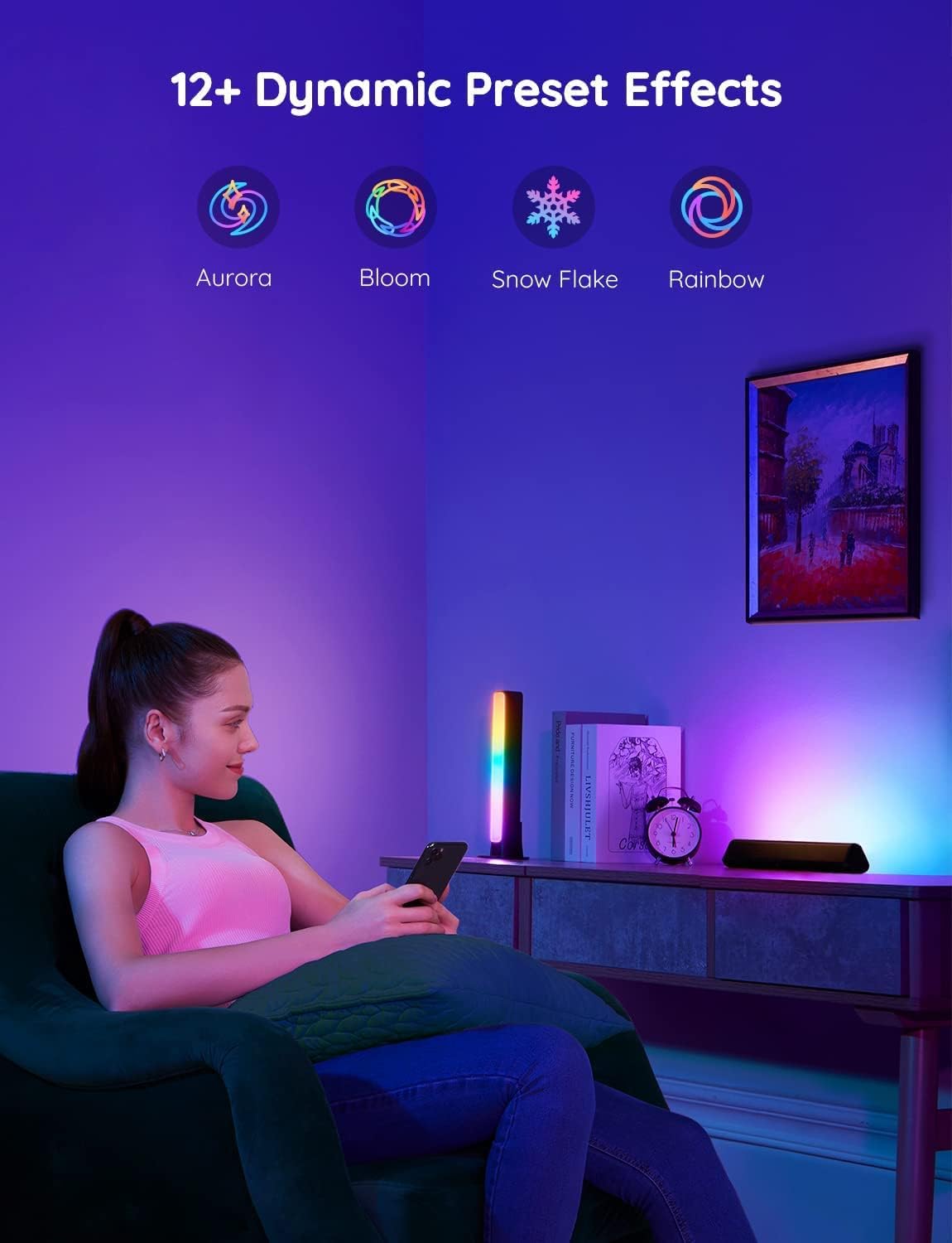 Govee Barras De Luz Led Wifi, Para Juegos, Retroiluminación