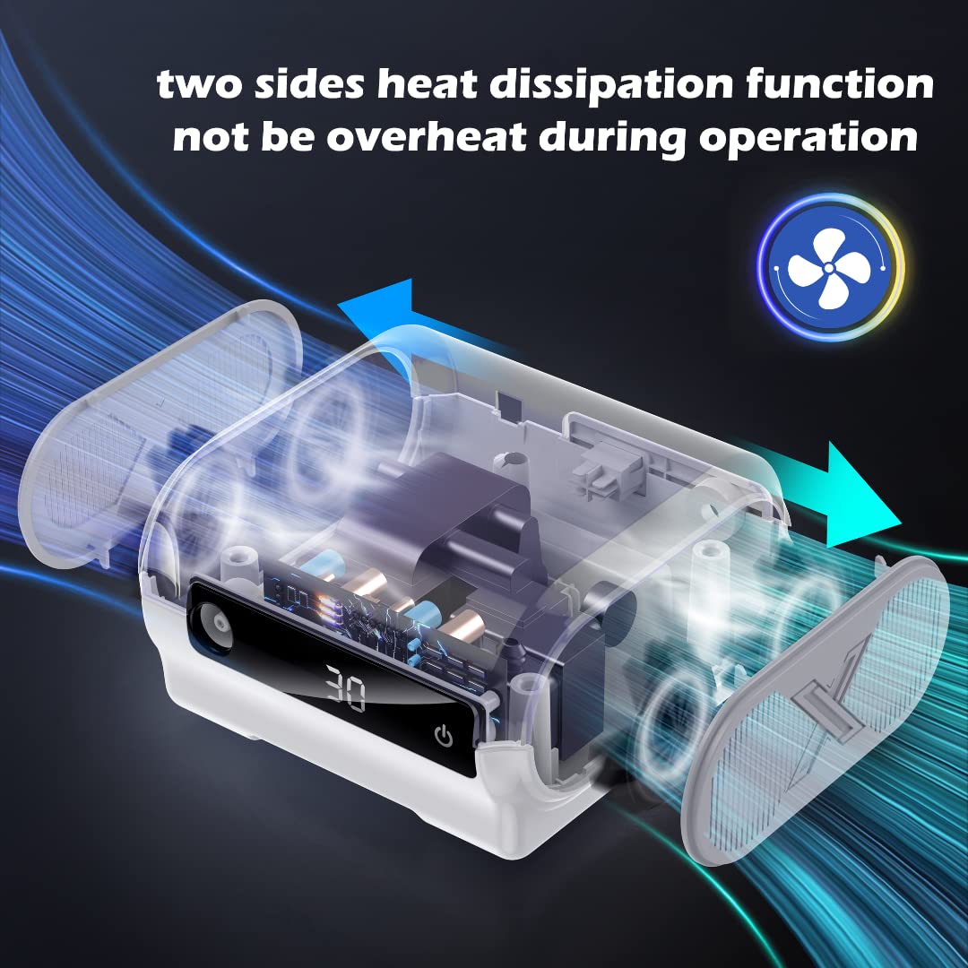 Nebulizador de visualización digital inteligente uux para adultos y niños.