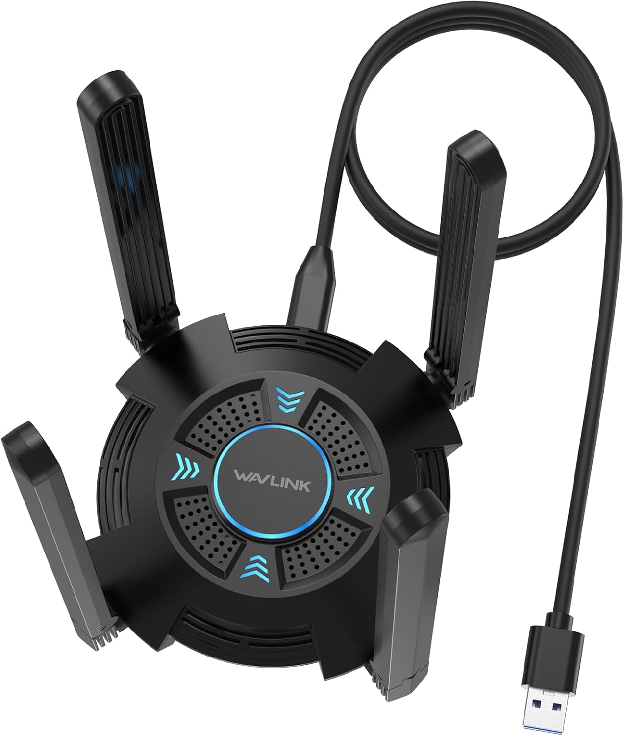 Adaptador USB WiFi 6 WAVLINK AX5400 de largo alcance para PC y portátil.