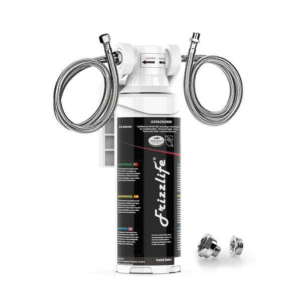 Sistema de filtro de agua, debajo del fregadero Frizzlife, 0,5 mic.