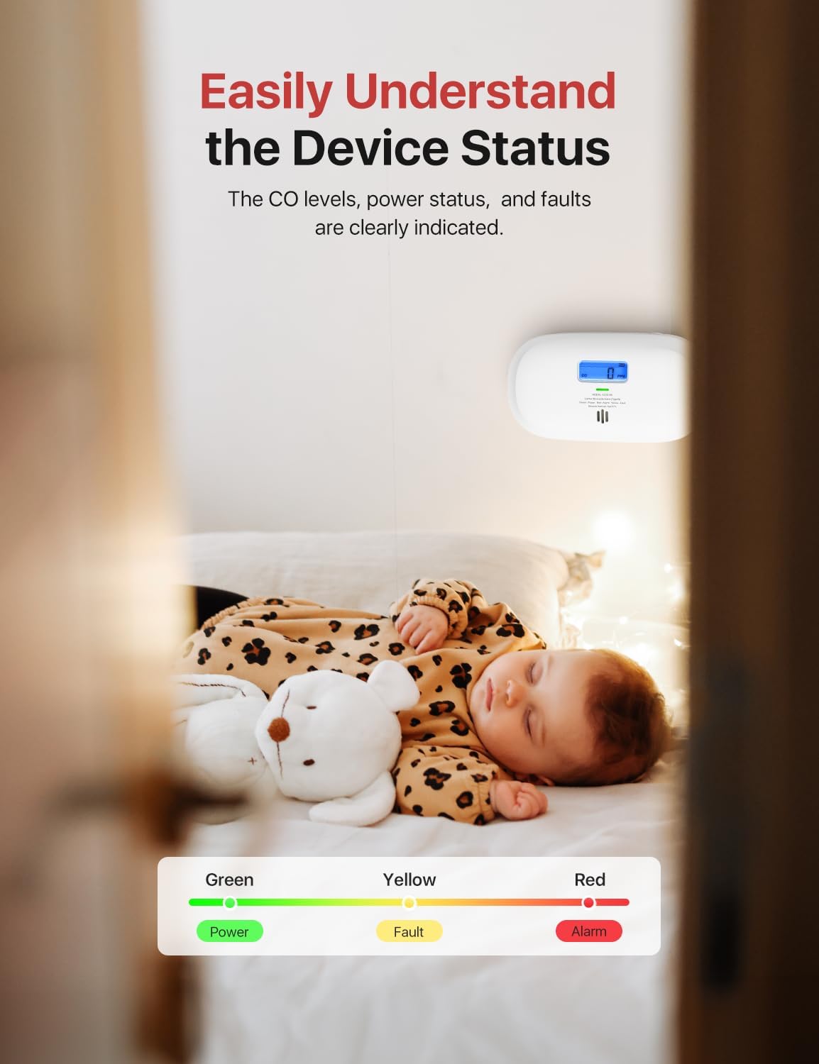 X-Sense Detector de monóxido de carbono.