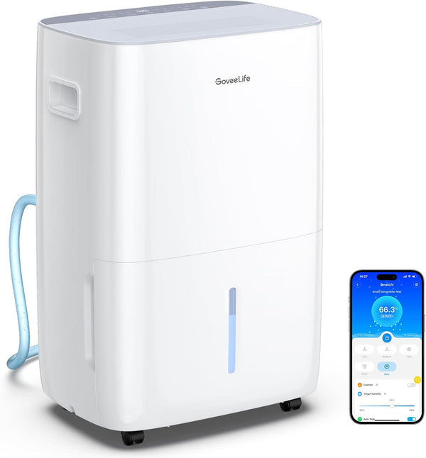 Deshumidificador Govee H7151, control inteligente de humedad 4500FT