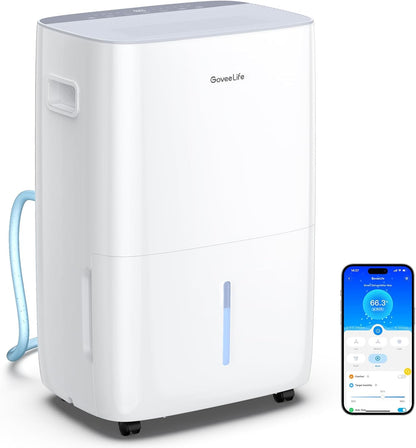 Deshumidificador Govee H7151, 4,500 pies, cubo 2 Gal. WI-FI (USADO)