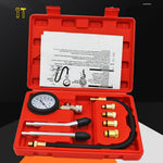 Kit de Probador de fugas de cilindro y manómetros de presión de compresión del motor