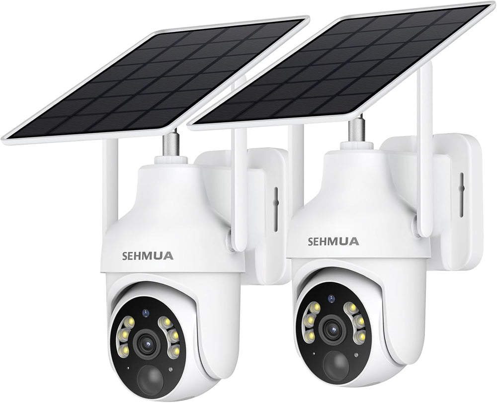 Cámaras Solares SEHMUA 2K Inalámbricas Pack 2 RBX-S73