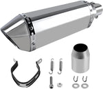 Silenciador deslizante para motocicleta, escape universal, 1.5-2".