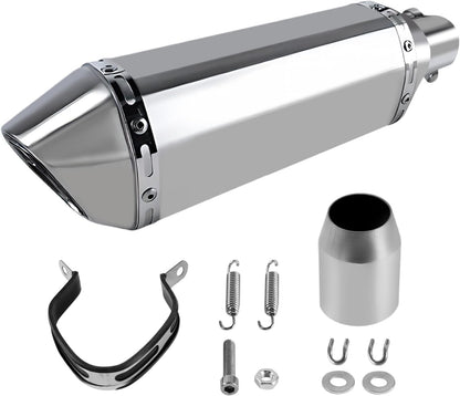 Silenciador deslizante para motocicleta, escape universal, 1.5-2".
