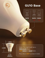 Bombillas inteligentes GU10 Govee, compatibles con Matter, Alexa, Google.
