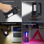 Linterna led GEPROSMA de alta potencia con luz lateral y correa de mano — vista 3