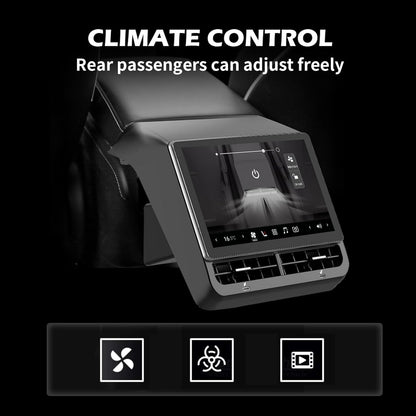Pantalla para asientos traseros, Tesla Model 3, 19-23 y Model Y, 20-24.