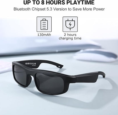 Gafas inteligentes, Lvtel M8 Pro, polarizadas, BT, altavoces.(USADO)
