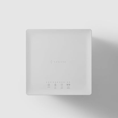 Humidificador híbrido, Carepod, acero inoxidable frío/cálido (USADO).