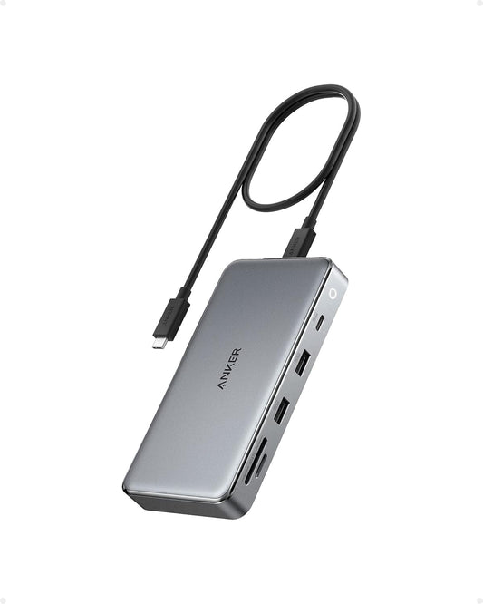 Anker 563 Concentrador USB-C (10 en 1, HDMI 4K dual)