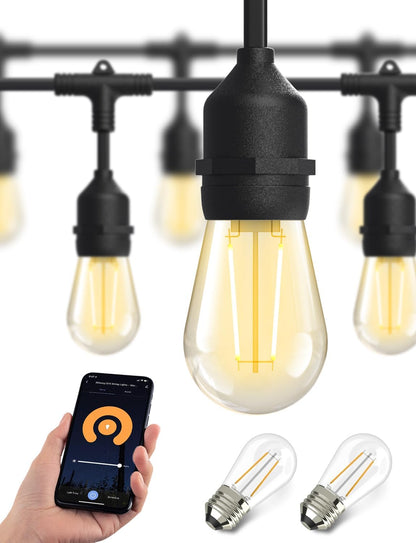 Guirnalda de luces inteligentes para exteriores, XMCOSY+ 123FT.