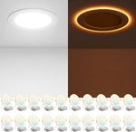 Amico Paquete 20 luces LED empotrables ultrafinas 6"5CCT 1