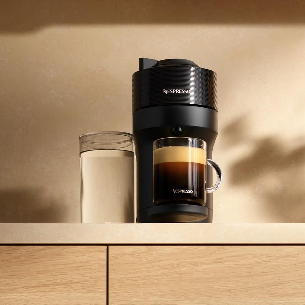 Nespresso Cafetera Vertuo Pop, Color Black + Café de Regalo