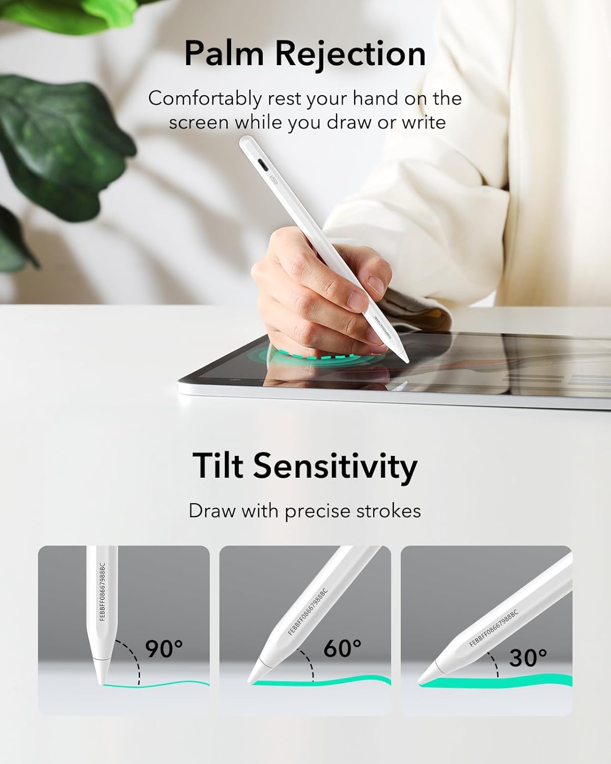 Lápiz digital ESR compatible Apple iPad 6C006 CAJA ABIERTA