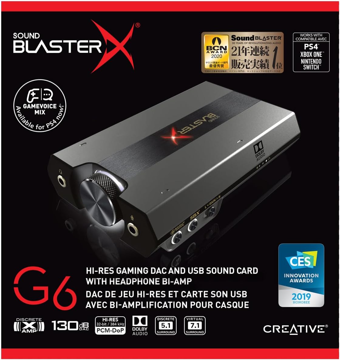 Creative Sound Blaster G6.