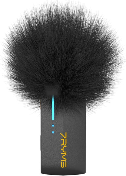 Mic Inalámbrico 7RYMS DW40, 4 Canales 48kHz/24bit, Estuche