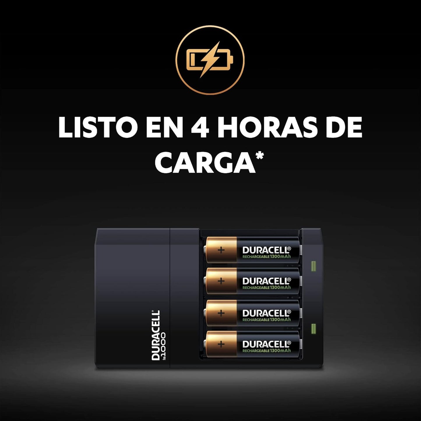 DURACELL Ion Speed, Cargador para baterías AA y AAA.