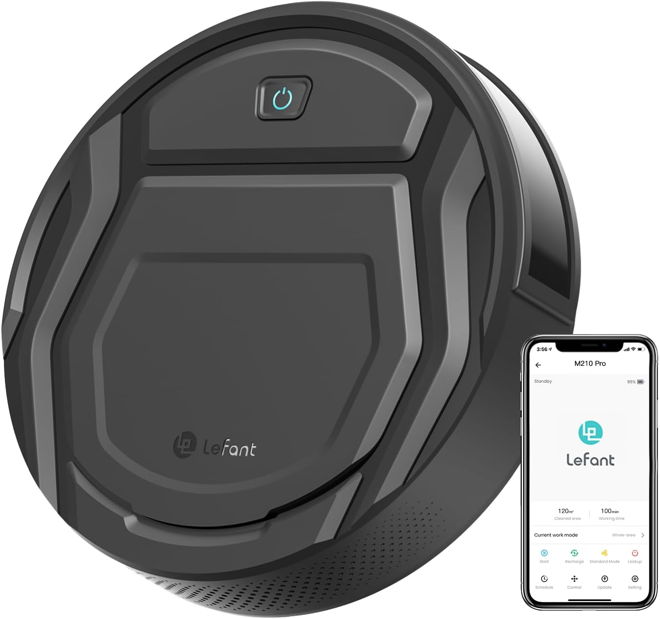 Robot Aspiradoras, 2200 Pa, LEFANT M210P