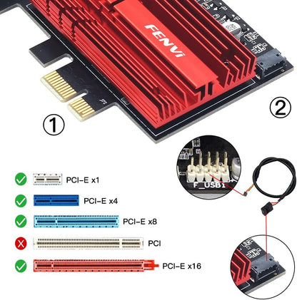 WiFi 6E AX210 PCI-E Tarjeta de red WiFi BT5.3 160MHz Tri-Band USADO