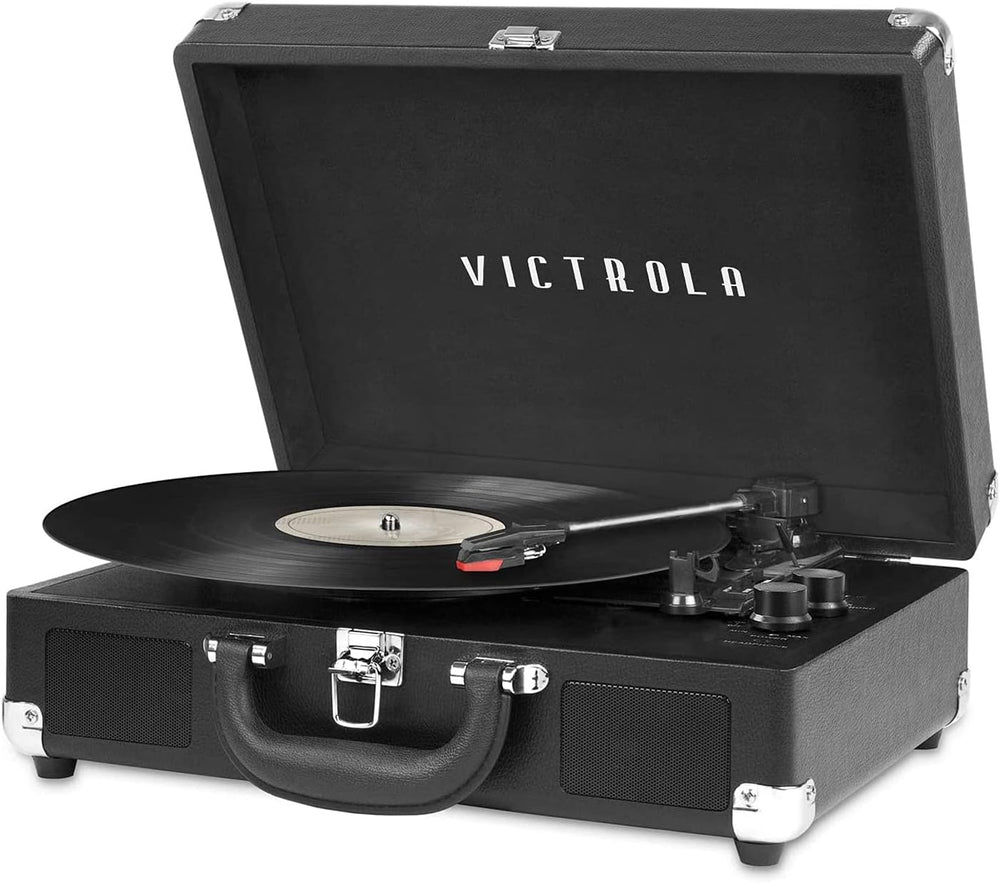 Tocadiscos Portátil Bluetooth Victrola VSC-550BT Color Negro